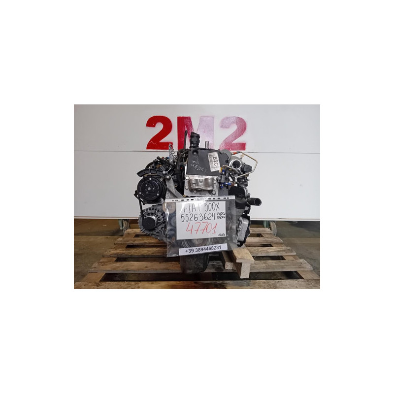 MOTORE COMPLETO FIAT 500 X SERIE 55263624 140 CV 102KW 55263624 BENZINA 1368 (2015)