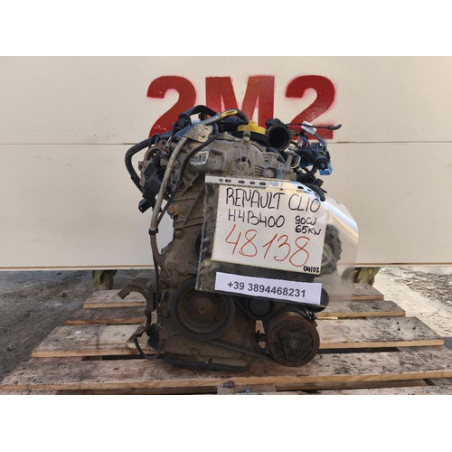 MOTORE COMPLETO RENAULT CLIO SERIE IV H4B400 90 CV 65 KW H4B400 BENZINA 898 (12-19)