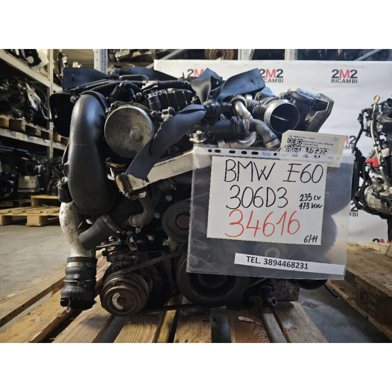MOTORE COMPLETO BMW Serie 5 E60 306D3 235CV 173KW M57D306D3 diesel