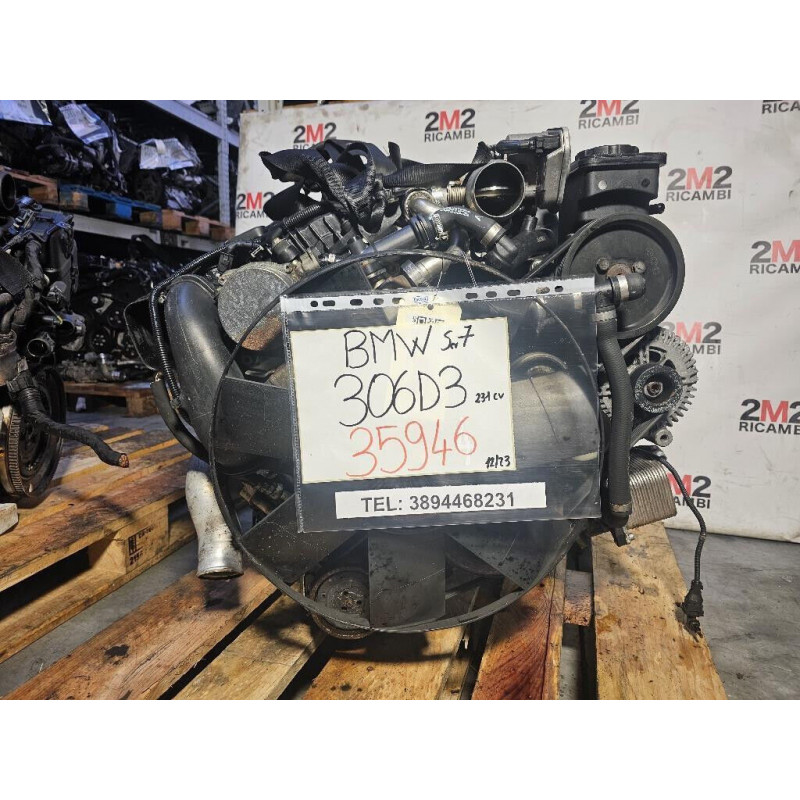 MOTORE COMPLETO BMW SERIE 7 E65/E66/E67/E68 306D3 231 CV M57N306D3 DIESEL 30 (01-05)