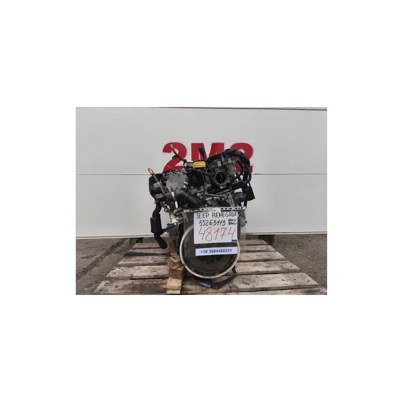 MOTORE COMPLETO JEEP RENEGADE SERIE 55263113 120 CV 97 KW 55263113 DIESEL 1598 (14-)