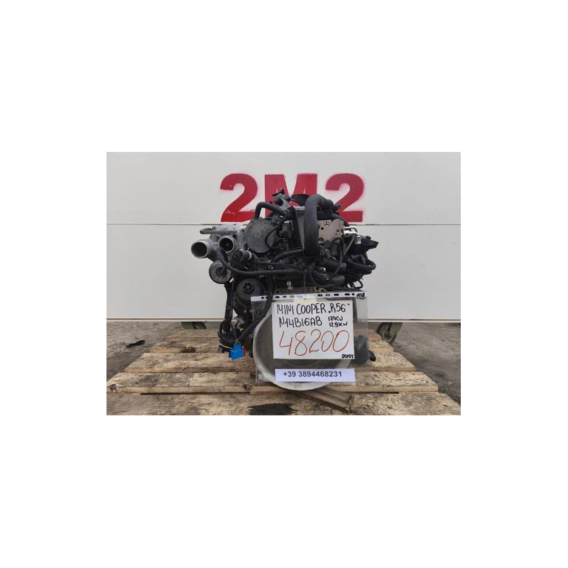 MOTORE COMPLETO MINI COOPER 1° SERIE N14B16AB 174 CV 129 KW N14B16AB BENZINA 1598 (00-06)