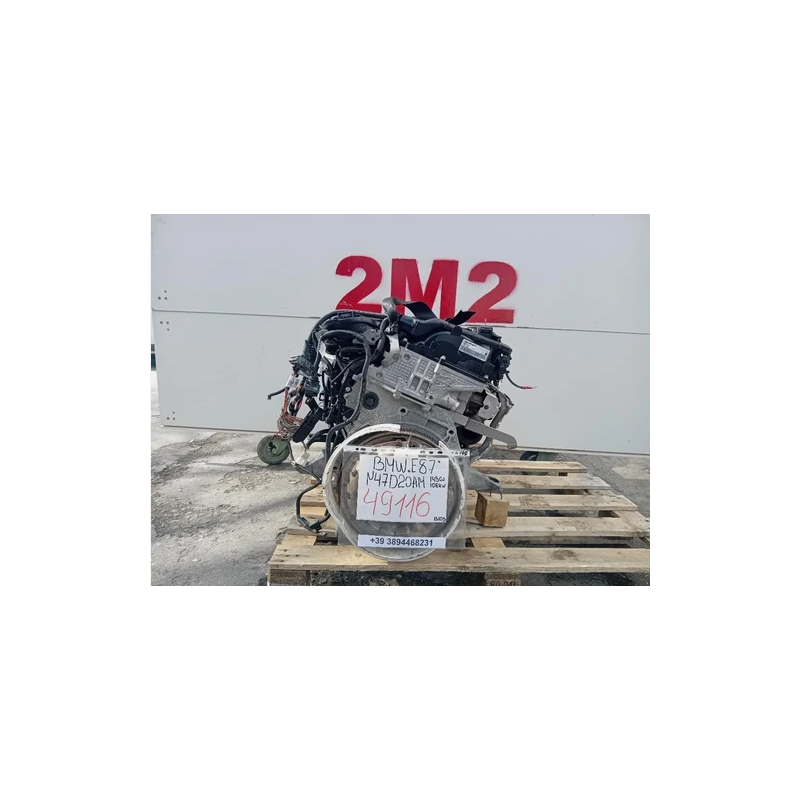 MOTORE SEMICOMPLETO BMW SERIE 1 SERIE (E87) N47D20AM 143 CV 106 KW N47D20A DIESEL 1995 (04-07)