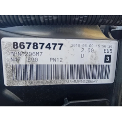 MOTORE SEMICOMPLETO BMW SERIE 1 SERIE (E87) N47D20AM 143 CV 106 KW N47D20A DIESEL 1995 (04-07)