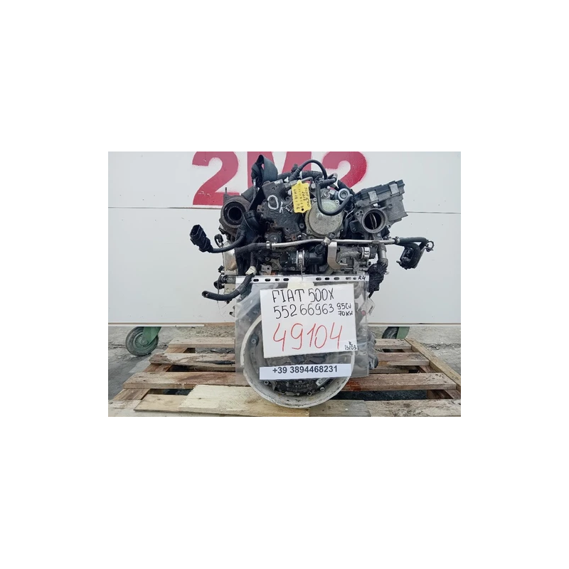 MOTORE COMPLETO FIAT 500 X SERIE 55266963 95 CV 70 KW 55266963 DIESEL 1248 (15-)