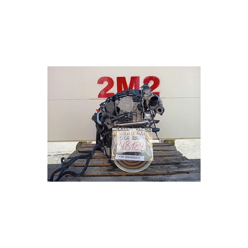 MOTORE COMPLETO SKODA OCTAVIA BERLINA 3° SERIE CEGA 170 CV 126 KW CEGA DIESEL 1968 (04-11)