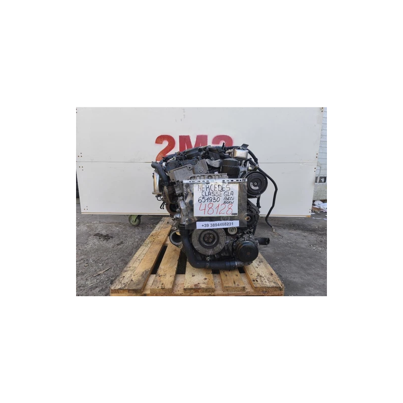 MOTORE COMPLETO MERCEDES GLA SERIE 651930 136 CV 100 KW 651930 DIESEL 2143 (13-)