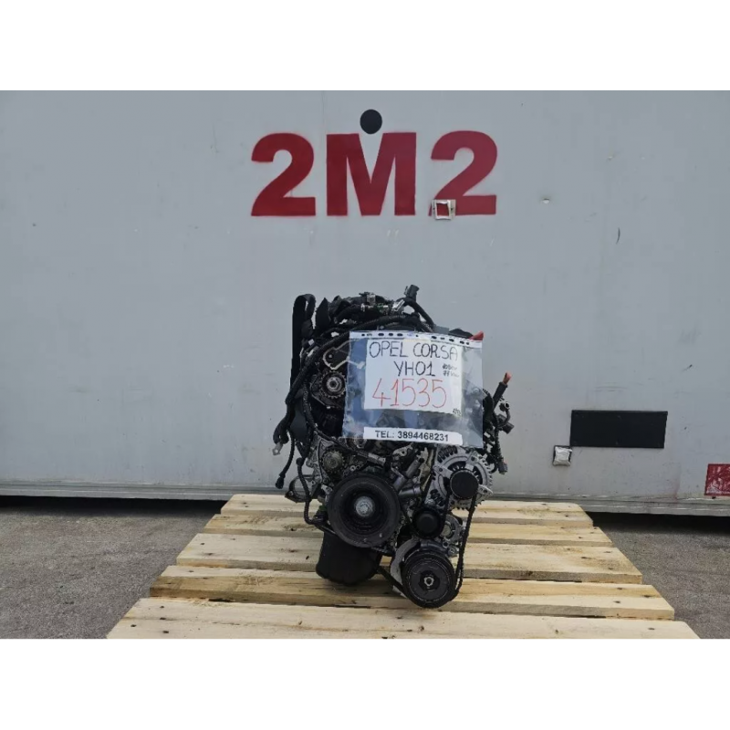 MOTORE COMPLETO OPEL CORSA F SERIE YH01 105CV 77KW DV5RCF/YHT DIESEL 15 (19-)