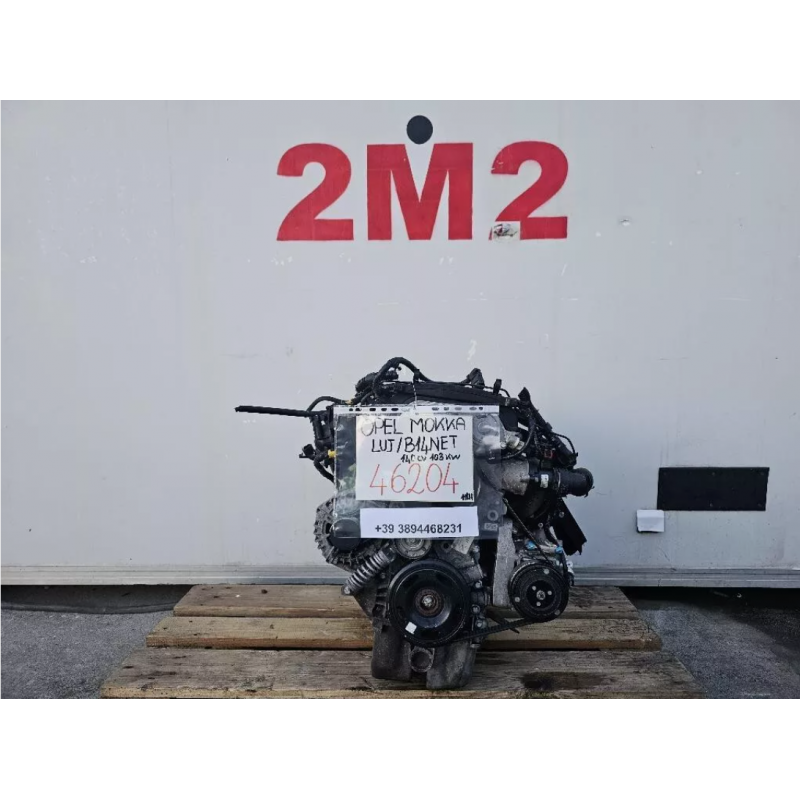 MOTORE SEMICOMPLETO OPEL MOKKA 1° SERIE LUJ B14NET 140 CV 103 KW B14NET BENZINA 104 (12-)