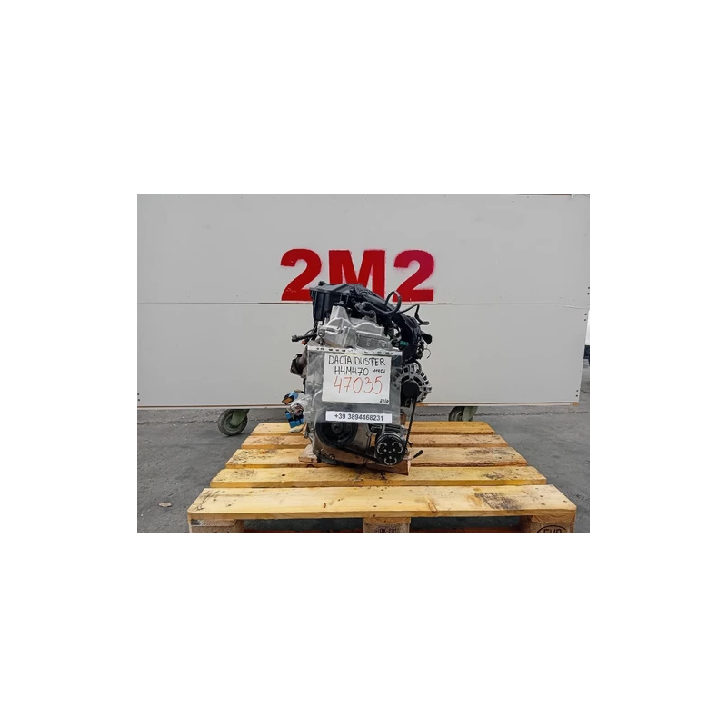 MOTORE COMPLETO DACIA DUSTER 1° SERIE H4M470 114 CV H4M740 BIFUEL/GAS 1598 (10-)