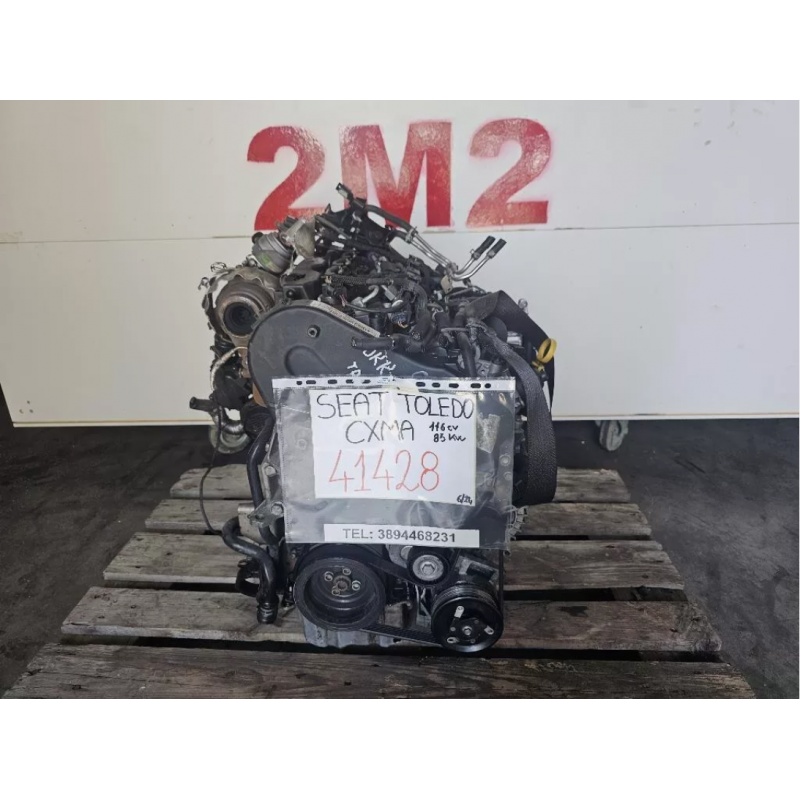 MOTORE COMPLETO SEAT TOLEDO 3° SERIE CXMA 116 CV 85 KW CXMA DIESEL 16 (99-04)