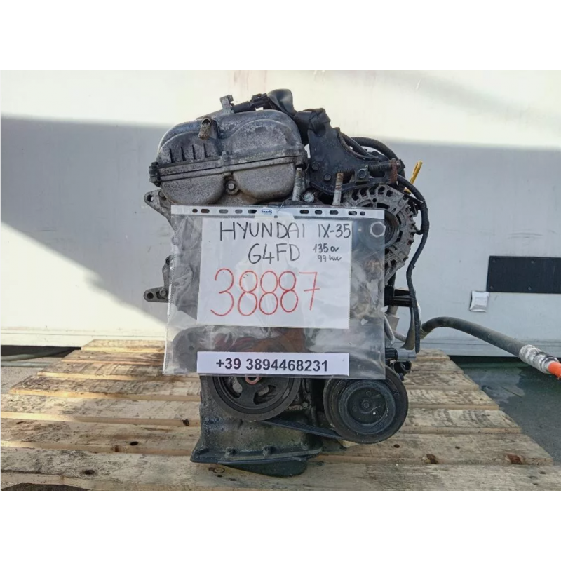 MOTORE COMPLETO HYUNDAI IX35 1° SERIE G4FD 135CV 99KW G4FD BENZINA 1591 (10-)
