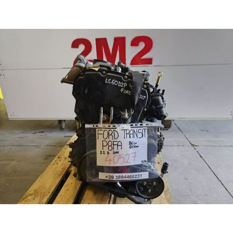 MOTORE COMPLETO FORD TRANSIT 3° SERIE P8FA 86 CV 63 KW P8FA DIESEL 2198 (94-00)