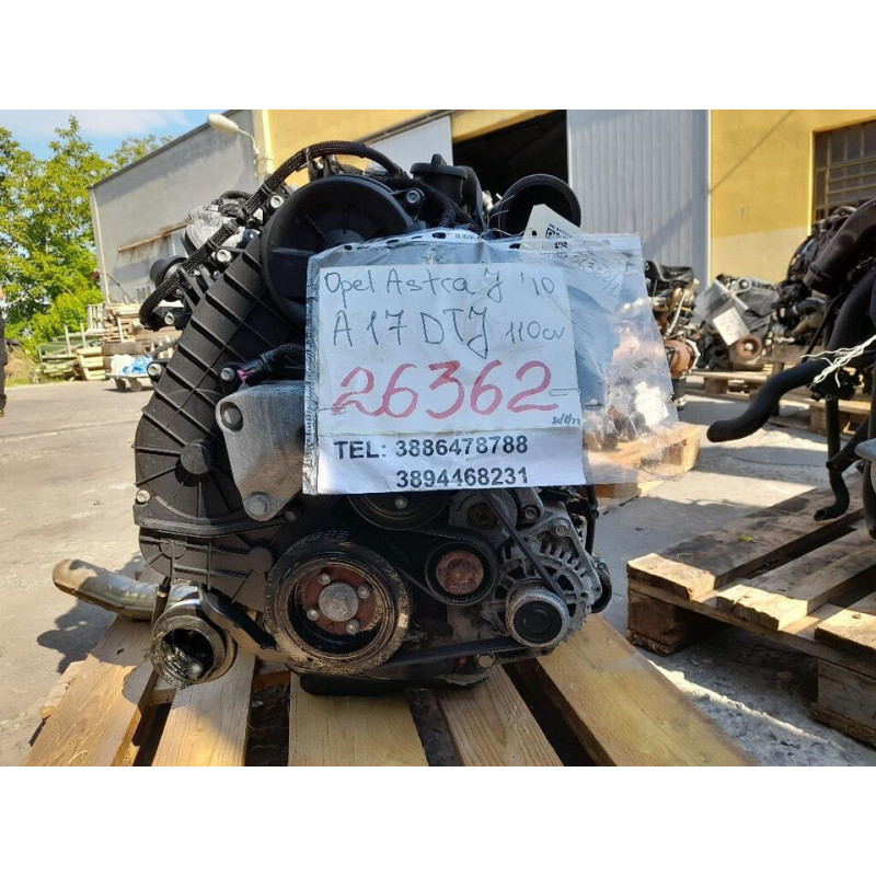 MOTORE COMPLETO OPEL Astra J A17DTJ 110 CV 81 KW A17DTJ diesel 1686 (09 1704960