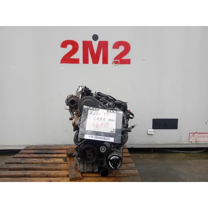 MOTORE COMPLETO AUDI TT SERIE (8J3) CBBB 170 CV CBBB DIESEL 1968 (06-14)