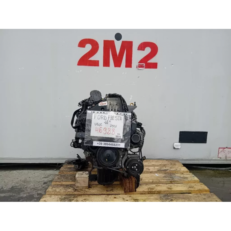 MOTORE COMPLETO FORD FIESTA 6° SERIE UGJC 75CV UGJC DIESEL 1498 (08-17)