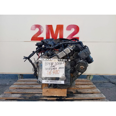 MOTORE COMPLETO BMW SERIE 1 F20 N47D16A 116 CV N47D16A DIESEL 1598 (11-19)