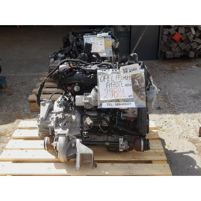 Complete Engine OPEL ASTRA J S. WAGON A17DTE 110 HP 81KW A17DTE DIESEL 1686cc (11-)