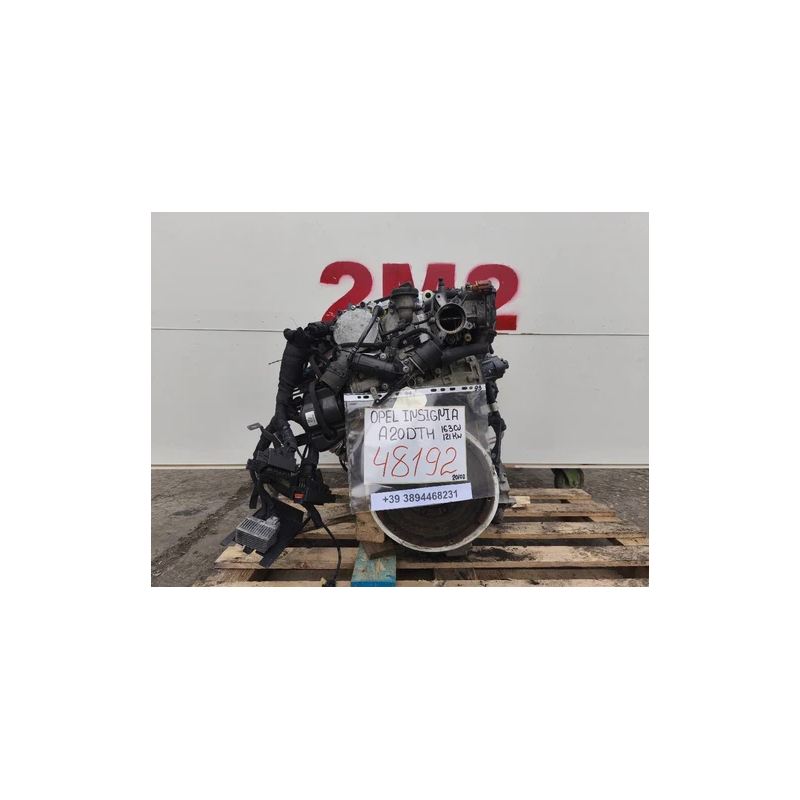 MOTORE COMPLETO OPEL INSIGNIA BERLINA A20DTH 163 CV 121 KW A20DTH DIESEL 1956 (08-17)