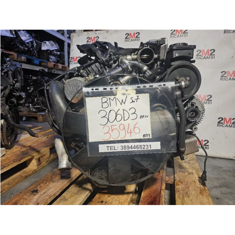 MOTORE COMPLETO BMW SERIE 7 E65/E66/E67/E68 306D3 231 CV M57N306D3 DIESEL 30 (01-05)