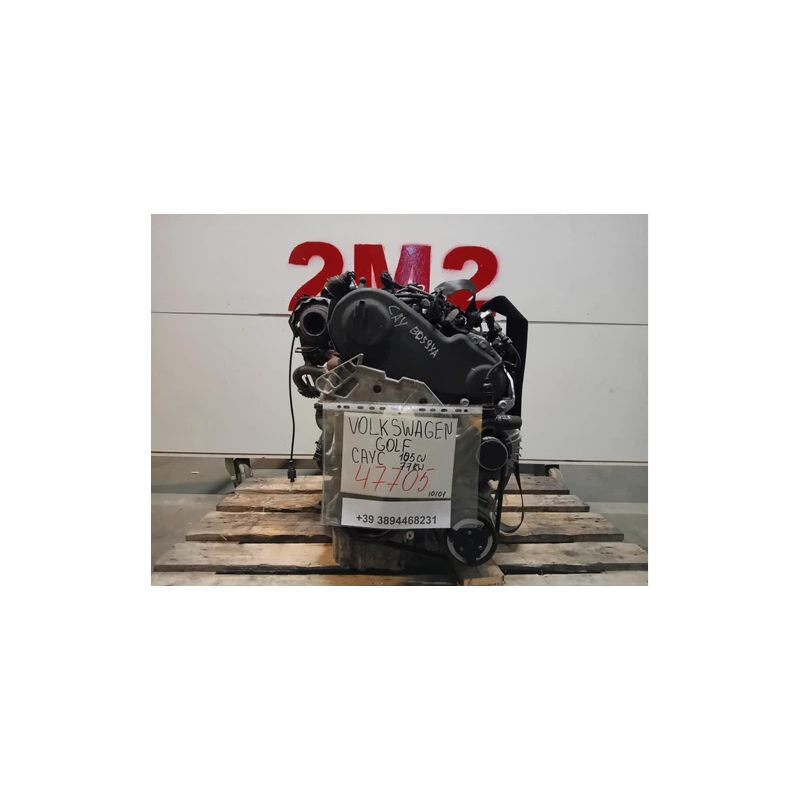 MOTORE COMPLETO VOLKSWAGEN GOLF 6 VI VARIANT CAYC 105 CV 77KW CAYC DIESEL 1598 (08-12)