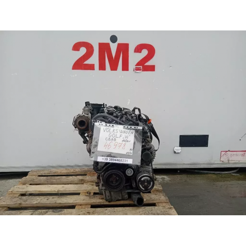 MOTORE COMPLETO VOLKSWAGEN GOLF 6 BERLINA CBAB 140 CV CBAB DIESEL 1968 (08-12)