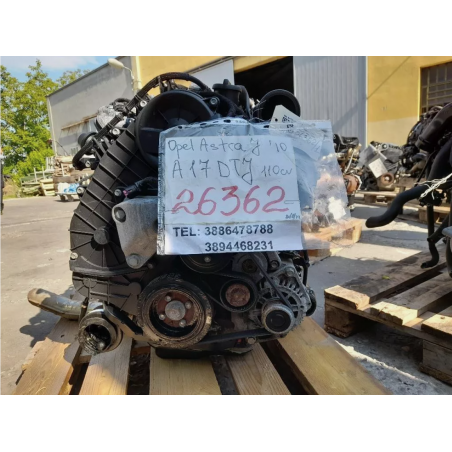 Complete Engine OPEL ASTRA J A17DTJ 110 HP 81 KW A17DTJ DIESEL 1686 (09-)