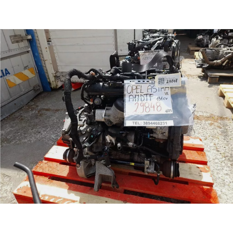 SEMICOMPLETE Engine OPEL ASTRA J A17DTE 131HP A17DTE DIESEL 1686 (09-)