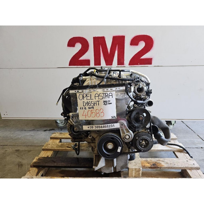 MOTORE COMPLETO OPEL Astra Berlina (K) D16SHT 200 CV 147 KW D16SHT benzina