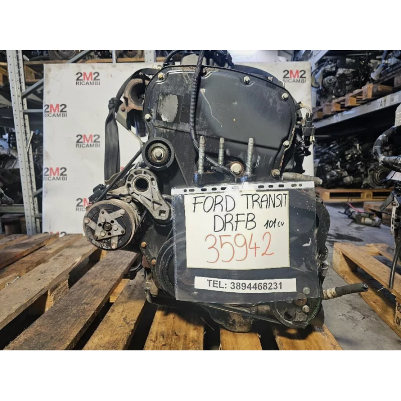 MOTORE COMPLETO FORD TRANSIT SERIE DRFB 101 CV DRFA/B DIESEL 2198 (06-14)