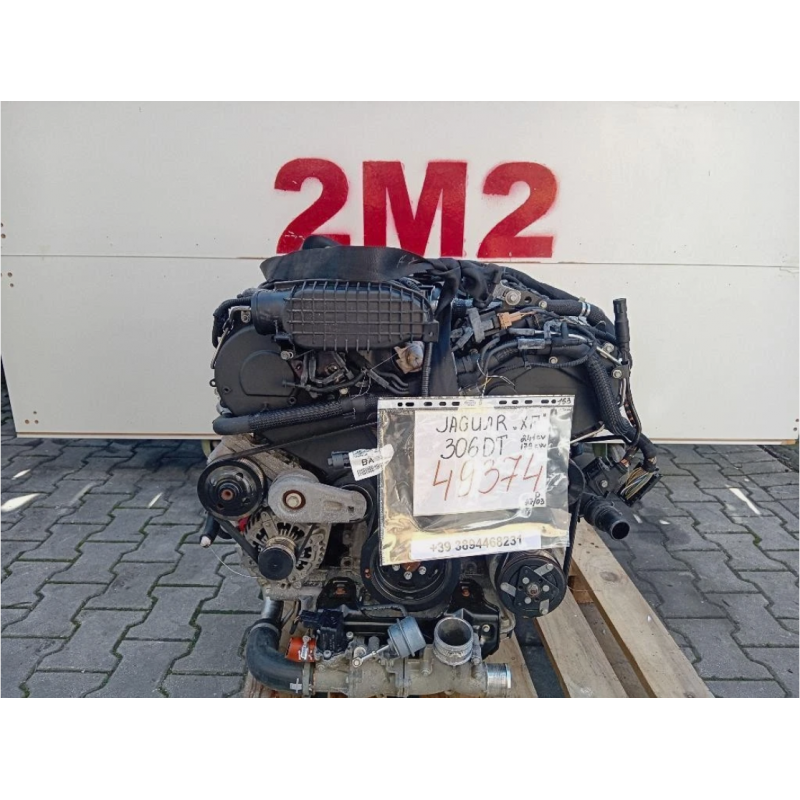 MOTORE COMPLETO JAGUAR XF SERIE 306DT 241 CV 179 CV 306DT DIESEL 2993 (11-15)
