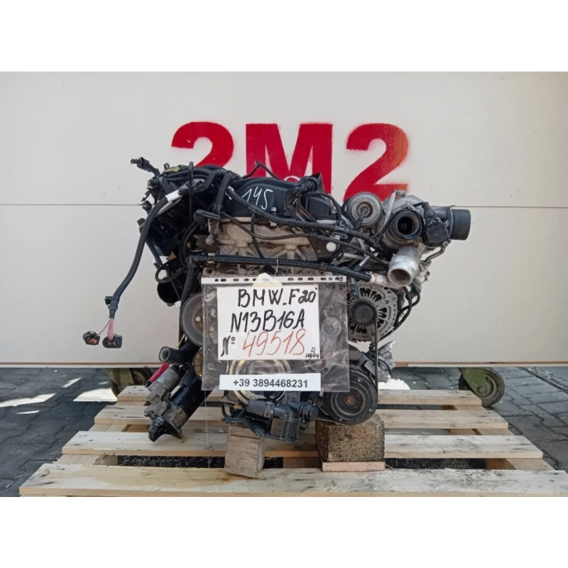 MOTORE COMPLETO BMW SERIE 1 F20 N13B16A 136 CV 101 KW N13B16A BENZINA 1499 (11-19)