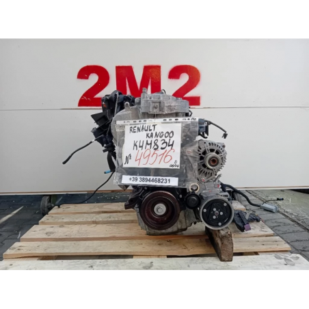 MOTORE COMPLETO RENAULT KANGOO 4° SERIE K4M834 106 CV 79 KW K4M834 BIFUEL/GAS 1598 (08-)