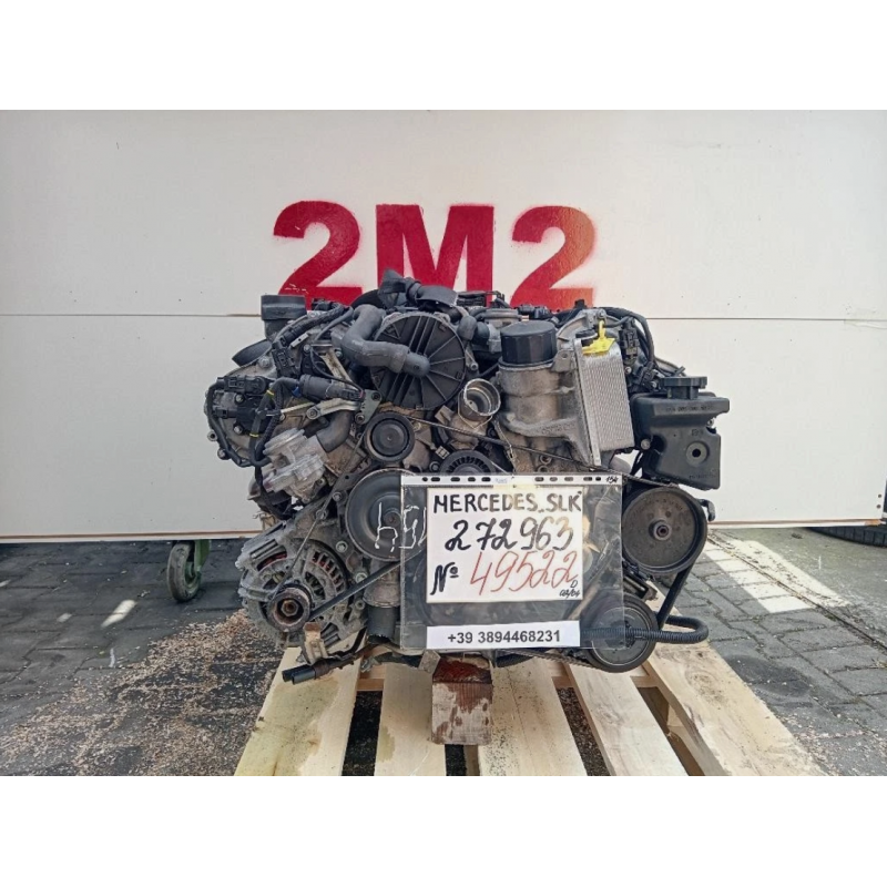 MOTORE COMPLETO MERCEDES SLK W171 2° SERIE 272963 272 CV 202 KW 272963 BENZINA 3498 (04-11)
