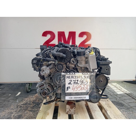 MOTORE COMPLETO MERCEDES SLK W171 2° SERIE 272963 272 CV 202 KW 272963 BENZINA 3498 (04-11)