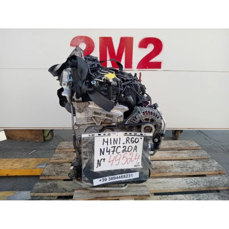 MOTORE COMPLETO MINI COUNTRYMAN 1° SERIE N47C20A 143 CV 106 KW N47C20A DIESEL 1995 (10-)