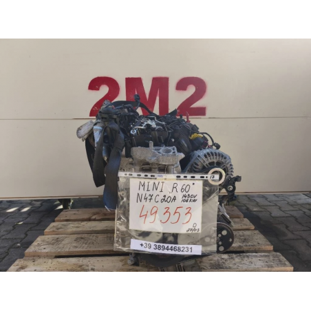 Complete Engine MINI COUNTRYMAN 1st SERIES N47C20A 143 HP 106 kW N47C20A DIESEL 1995 (10–)