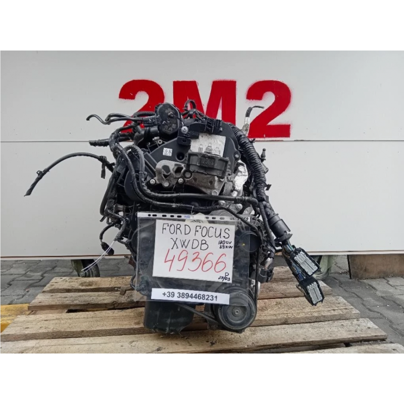 MOTORE COMPLETO FORD FOCUS BERLINA 6° SERIE XWDB 120 CV 89 KW XWDB/D/E DIESEL 1499 (15-18)